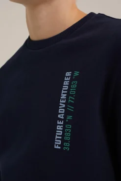 Jongens sweater met opdruk
