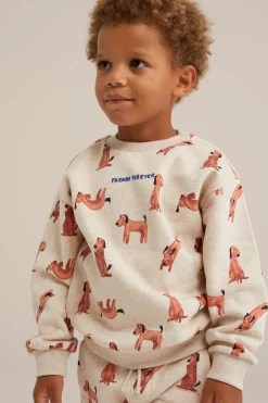 Jongens sweater met opdruk