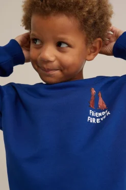 Jongens sweater met opdruk