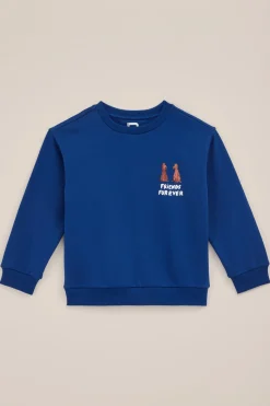 Jongens sweater met opdruk