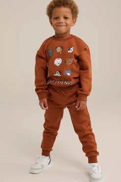 Jongens sweater met opdruk