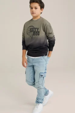 Jongens sweater met opdruk