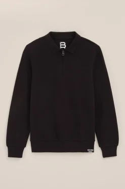 Jongens sweater met polokraag