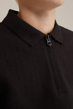 Jongens sweater met polokraag
