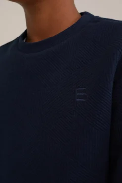 Jongens sweater met structuur