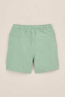 Jongens sweatshort met jacquard-dessin