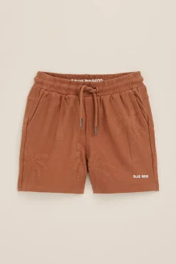 Jongens sweatshort met jacquard-dessin