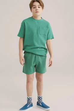 Jongens sweatshort met structuur
