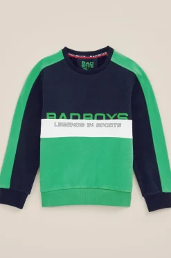 Jongens trui met colourblock