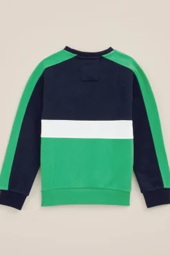 Jongens trui met colourblock