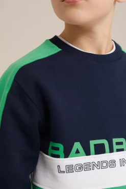 Jongens trui met colourblock