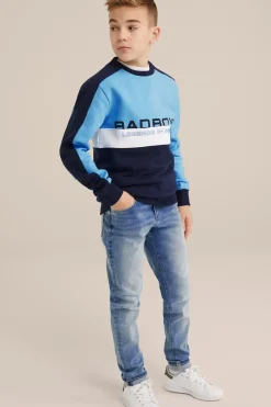 Jongens trui met colourblock