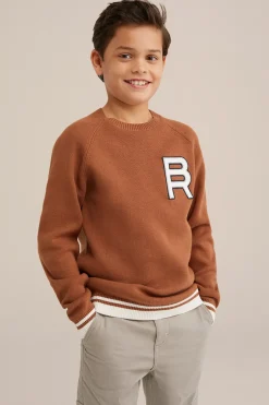 Jongens trui met embroidery logo