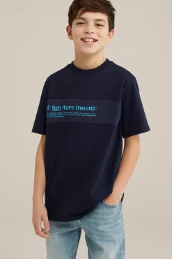 Jongens t-shirt met opdruk