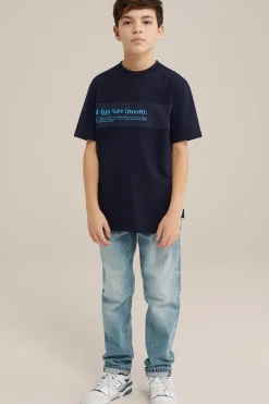 Jongens t-shirt met opdruk