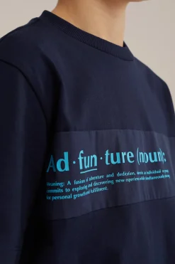 Jongens t-shirt met opdruk