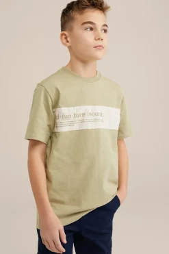 Jongens t-shirt met opdruk
