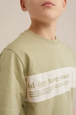Jongens t-shirt met opdruk