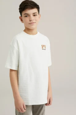 Jongens T-shirt met structuur