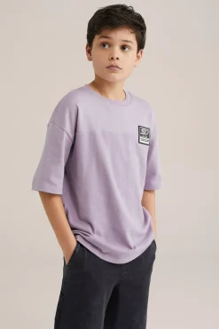 Jongens T-shirt met structuur