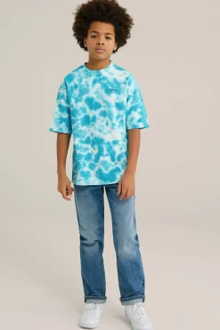 Jongens T-shirt met tie-dye