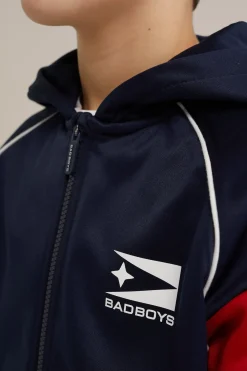 Jongens vest met capuchon