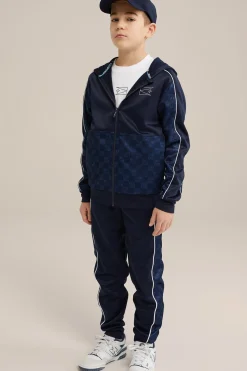 Jongens vest met dessin