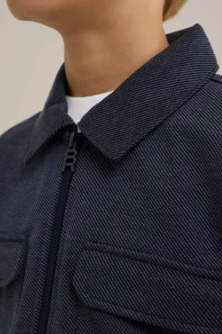 Jongens vest met jacquard-dessin