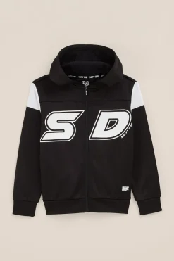 Jongens vest met opdruk