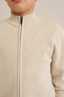 Jongens vest met structuur