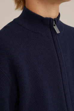 Jongens vest met structuur