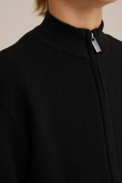 Jongens vest met structuur