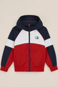 Jongens windjack met colourblock