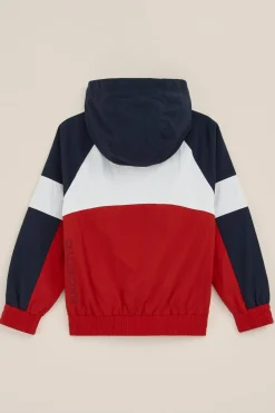 Jongens windjack met colourblock