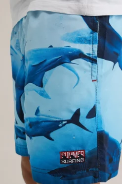 Jongens zwemshort met dessin