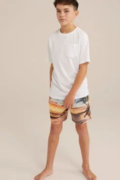 Jongens zwemshort met dessin