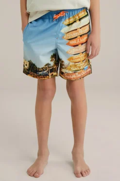 Jongens zwemshort met dessin