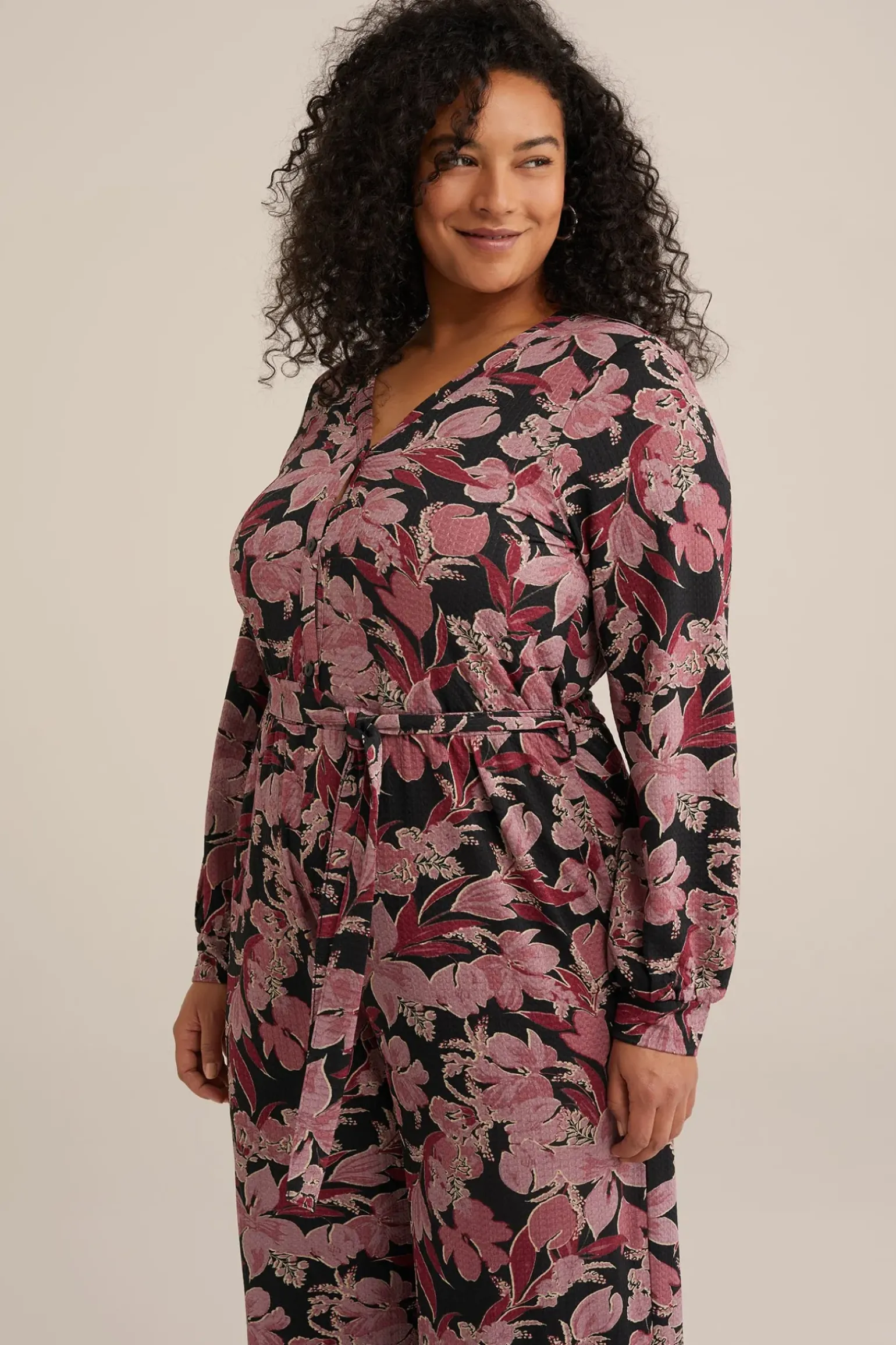 jumpsuit met dessin - Curve