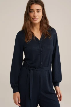jumpsuit met structuur