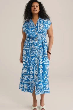 jurk met ceintuur - Curve