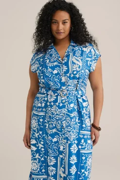 jurk met ceintuur - Curve