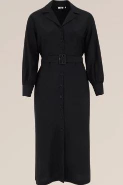 jurk met ceintuur - Curve