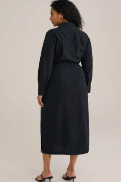 jurk met ceintuur - Curve