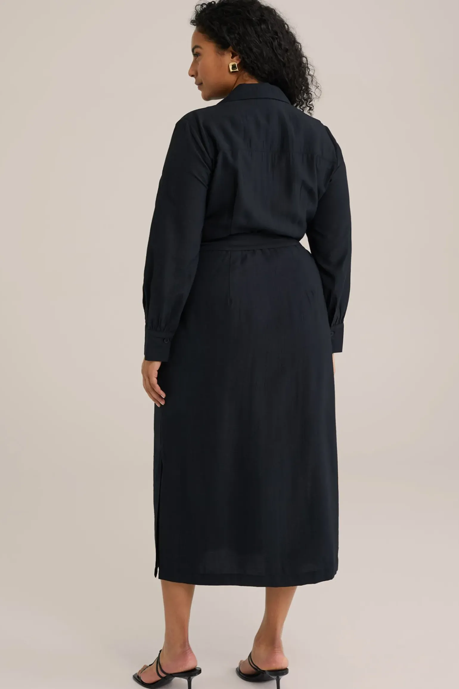 jurk met ceintuur - Curve