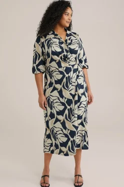 jurk met dessin - Curve
