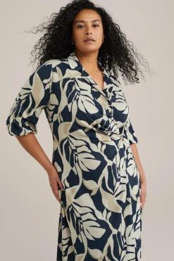 jurk met dessin - Curve