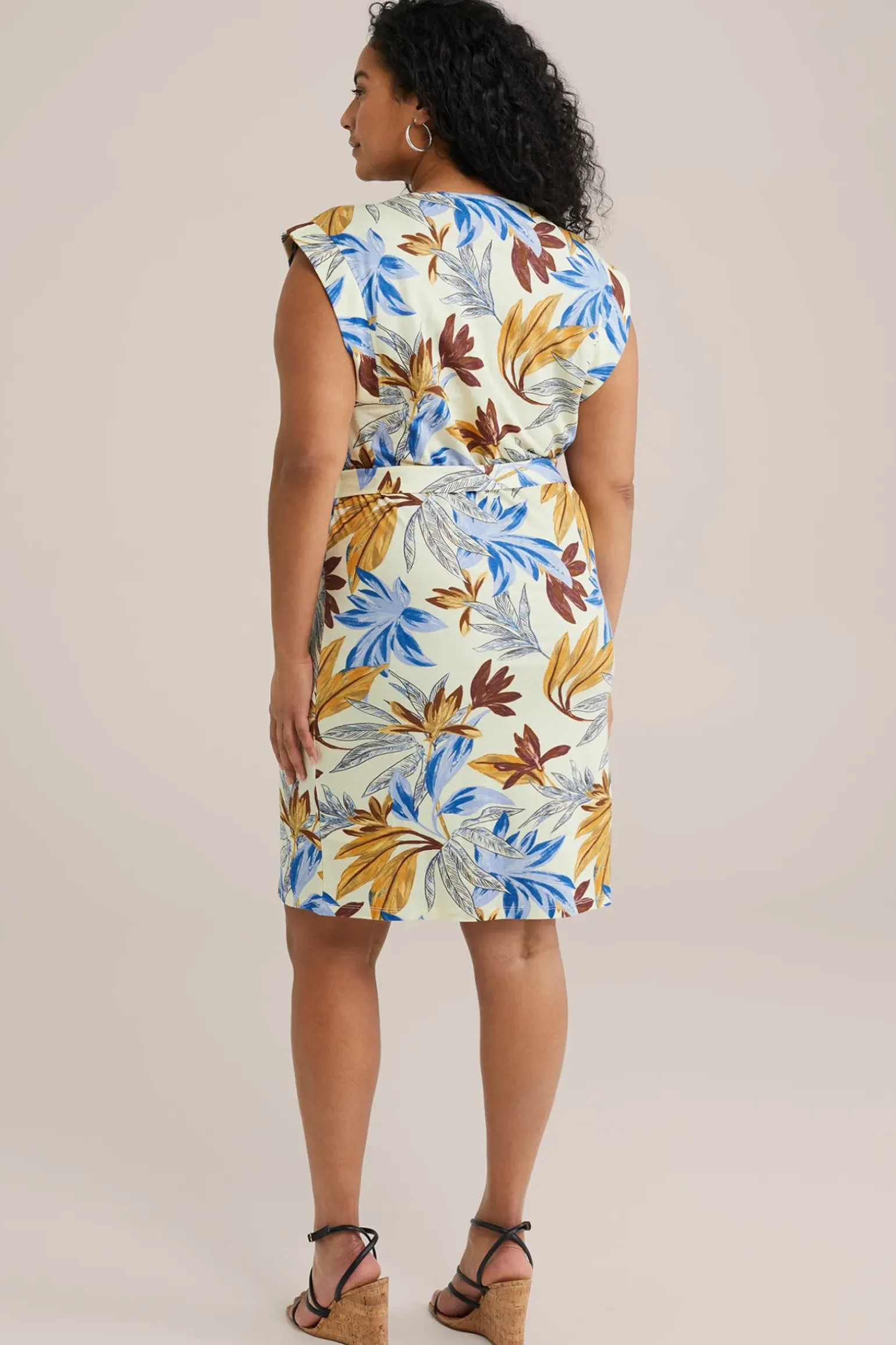 jurk met dessin - Curve