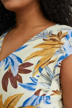 jurk met dessin - Curve