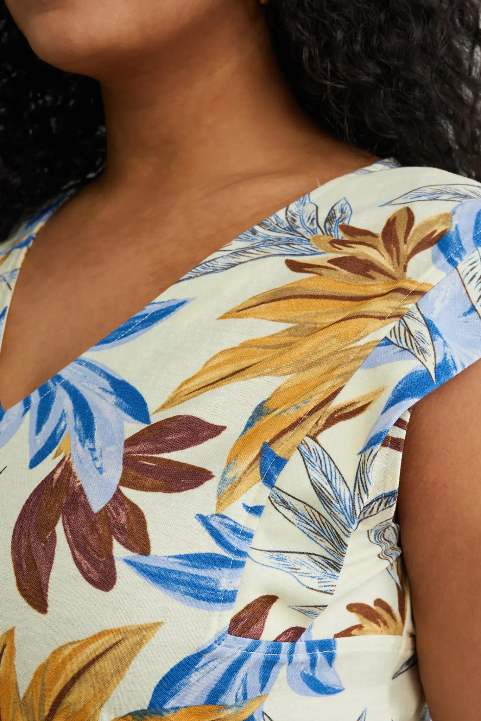 jurk met dessin - Curve