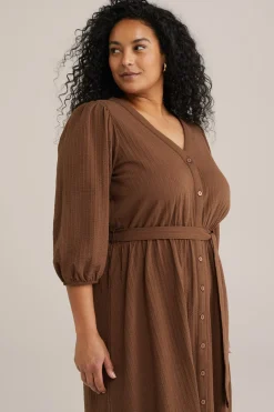jurk met dessin - Curve